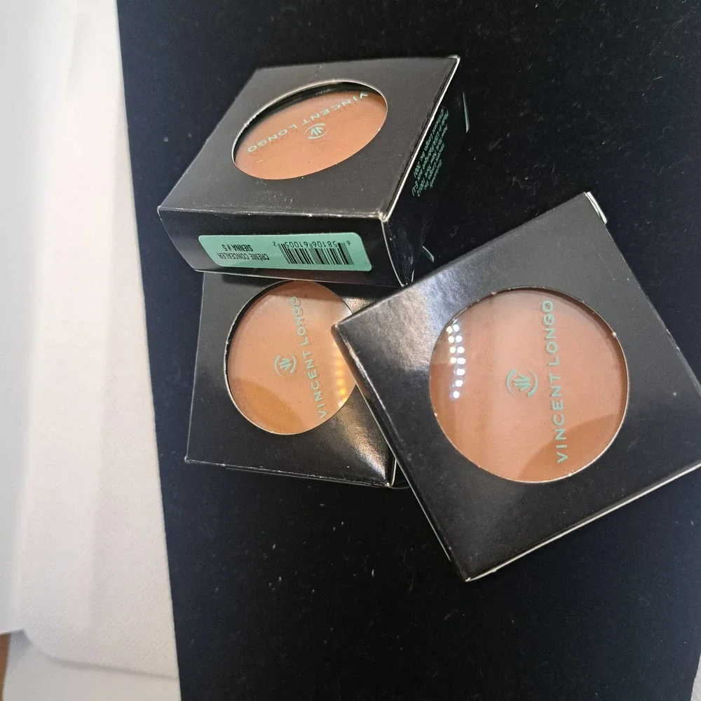 NIB - Set of THREE Vincent Longo Cream Concealer Sienna # 5